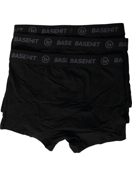 Basehit Ανδρικά Μποξεράκια Σετ 3Pack Μαύρα 242.BM06.07-129