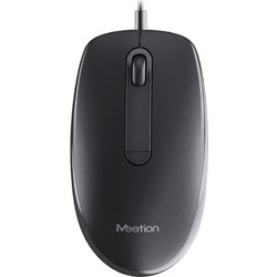 Meetion M100 Ενσύρματο Ποντίκι Black