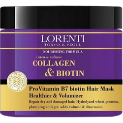 Lorenti Collagen & Biotin Μάσκα Μαλλιών για Επανόρθωση για Ξηρά & Ταλαιπωρημένα Mαλλιά 500ml