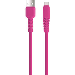 Setty KSA-C-1.526 USB-A to USB-C 1.5m Fuchsia 5900495032928