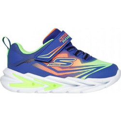 Skechers Παιδικά Sneakers με Φωτάκια Μωβ Μπλε Lime 400139N-BLMT