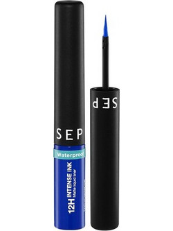 Sephora 12h Intense Ink 05 Cobalt Blue Αδιάβροχο Πινέλο Eyeliner 2.8ml