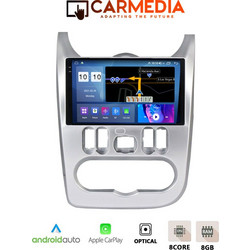 Carmedia CMDU4095-4 Dacia Duster / Logan / Sandero 2006-2012 Ηχοσύστημα Αυτοκινήτου με Οθόνη Αφής Bluetooth & GPS