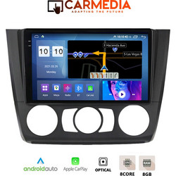 Carmedia CMDU4095-4 Bmw Series 1 E81-82-87-88 2004-2013 A/C Ηχοσύστημα Αυτοκινήτου με Οθόνη Αφής Bluetooth & GPS
