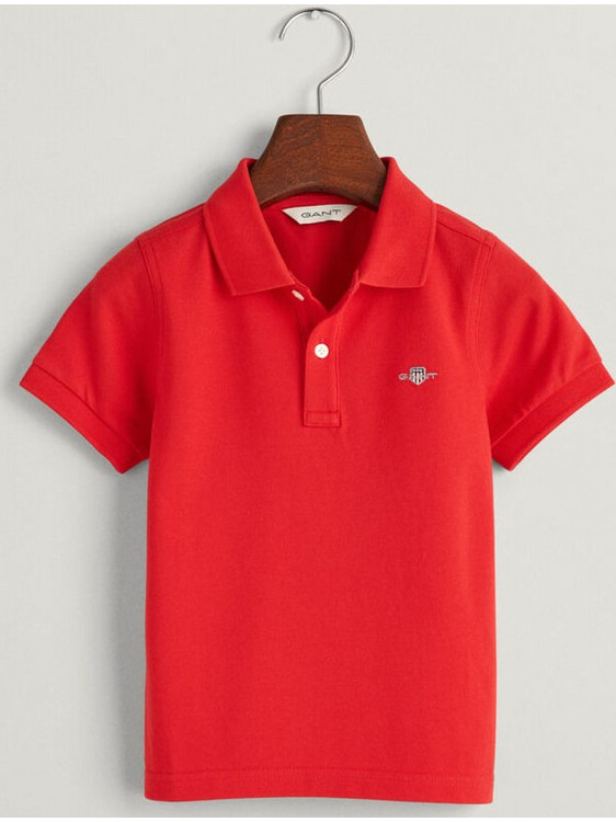 Gant Παιδικό Polo Κοντομάνικο Κόκκινο 3G802546-620