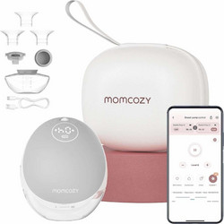 Momcozy M9 Μονό Ηλεκτρικό Θήλαστρο Μπαταρίας Χωρίς BPA 180ml Grey