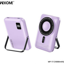 Wekome WP-17 Wireless Magsafe Power Bank 10000mAh 20W Power Delivery Purple