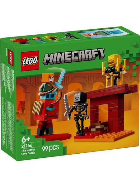 Lego Minecraft The Nether Lava Battle για 6+ Ετών 21266