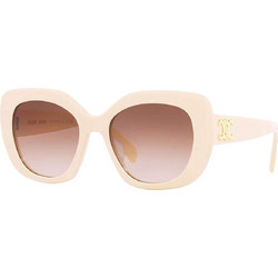 Celine CL40226U 25F Γυναικεία Γυαλιά Ηλίου Τετράγωνα Κοκάλινα Λευκά με Καφέ Degradee Φακό