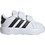 Adidas Grand Court 2.0 Παιδικά Sneakers Λευκά Μαύρα ID5271