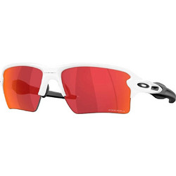 Oakley OO9488-03 Ανδρικά Γυαλιά Ηλίου Ορθογώνια Κοκάλινα Λευκά με Πορτοκαλί Καθρέπτη Φακό