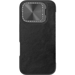 Nillkin Qin Prop Leather Book Black (iPhone 16 Pro Max)