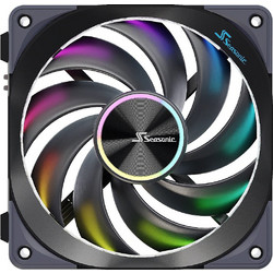 Seasonic MagFlow ARGB Case Fan 120mm με Σύνδεση 4-Pin PWM 3τμχ Black