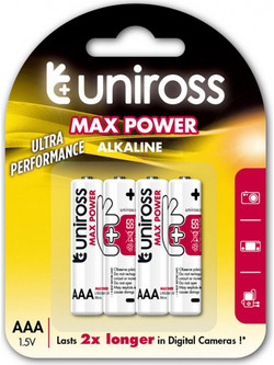 Uniross Max AAA Power 4τμχ