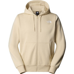 The North Face Simple Dome Full Zip Ανδρική Ζακέτα Φούτερ με Κουκούλα και Φερμουάρ Μπεζ NF0A89FD-3X4
