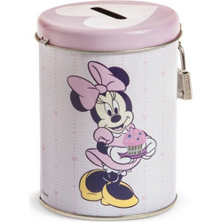 Parisis Μπομπονιέρα Βάπτισης Κουμπαράς Minnie Mouse από Μέταλλο ΤΜ1905