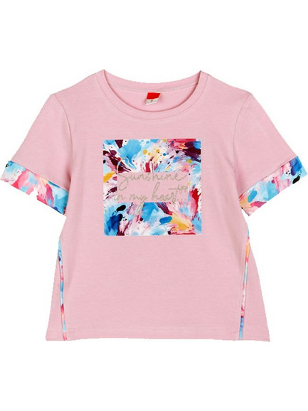 Joyce Παιδικό T-Shirt Κοντομάνικο Ροζ 2513513