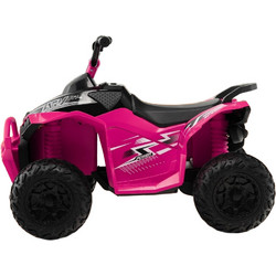 Costway Quad Ηλεκτροκίνητη Παιδική Γουρούνα 12V Φούξια