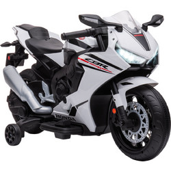 HOMCOM Honda Ηλεκτροκίνητο Παιδικό Μηχανάκι 6V Λευκό