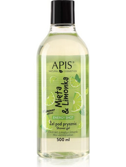 Apis Energy Shot Mint & Lime Αφρόλουτρο σε Gel 500ml