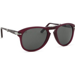 Persol PO0714 1216B1 Ανδρικά Γυαλιά Ηλίου Aviator Κοκάλινα Κόκκινο με Μαύρο Φακό