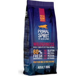 Alpha Spirit Primal Spirit Adult Wilderness with Protein Mix & Rice 12kg