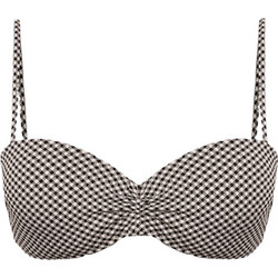 Rock Club Bikini Top Strapless με Ενίσχυση Μπεζ Σοκολατί BP-2438