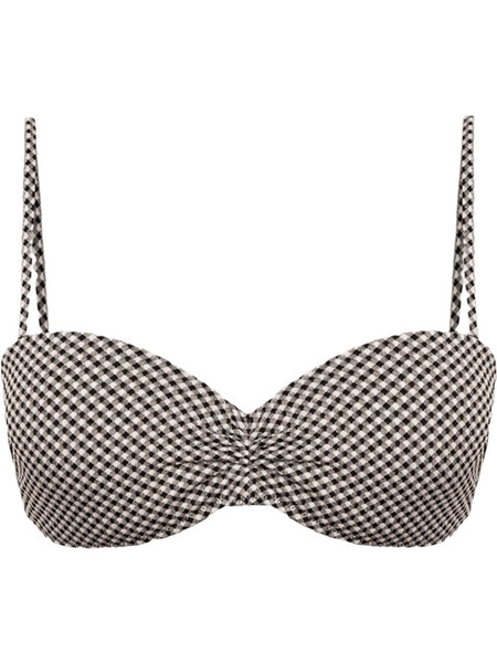 Rock Club Bikini Top Strapless με Ενίσχυση Μπεζ Σοκολατί BP-2438