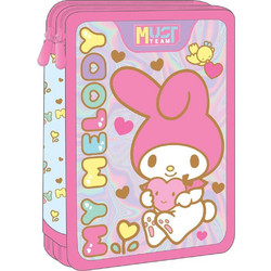 Must My Melody Κασετίνα Γεμάτη με 2 Θήκες Ροζ 490147
