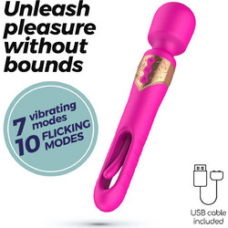 Crushious Big Ben Dual Massager Δονητής Μασάζ Ροζ