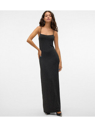 Vero Moda Maxi Φόρεμα για Γάμο / Βάπτιση Μαύρο 10316743