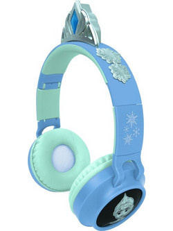 Lexibook Frozen HPBT015FZ Ασύρματα Bluetooth Παιδικά Ακουστικά On Ear Γαλάζια Τιρκουάζ