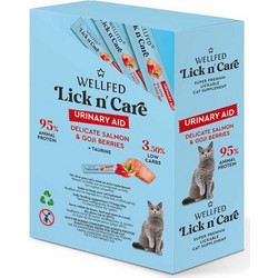 Wellfed Lick n' Care Adult Urinary Aid with Delicate Salmon & Goji Berries 360gr