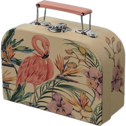 Μπομπονιέρα Βάπτισης Κουτί Flamingo από Χαρτί HNV7020