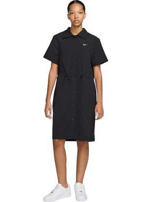 Nike Sportswear Everything Wovens Mini Καλοκαιρινό Αθλητικό Φόρεμα Σεμιζιέ Μαύρο HJ1144-010