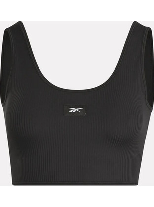Reebok Αθλητικό Μπουστάκι με Χαμηλή Στήριξη Μαύρο 100214301