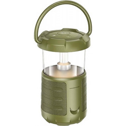 XO F49 Επαναφορτιζόμενο Φανάρι Led για Camping με Power Bank 15W Πράσινο