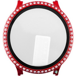 Volte-Tel Strass Πλαστική Θήκη Tempered Glass για Samsung Galaxy Watch 7 40mm Κόκκινη