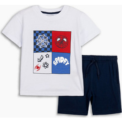 Funky Παιδικό Σετ για Αγόρι Καλοκαιρινό Λευκό Navy Μπλε 125-301130-1