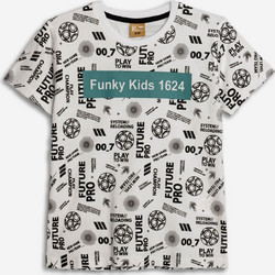 Funky Παιδικό T-Shirt Κοντομάνικο Λευκό 125-105125-1