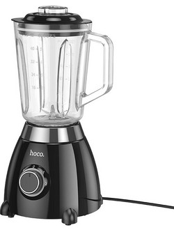 Hoco HE33 Μπλέντερ για Smoothie με Γυάλινη Κανάτα 1.5lt 500W Μαύρο
