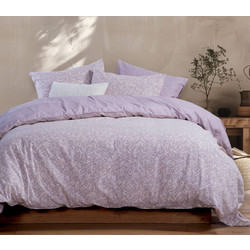 Nef-Nef Σετ Σεντόνια Μονά Βαμβακερά 160x260 Sorial Mauve