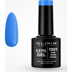 Elixir Semigel 1301 Pine Trees Green Ημιμόνιμο Βερνίκι Νυχιών 8ml