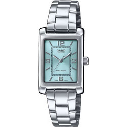 Casio Γυναικείο Ρολόι με Ασημί Μεταλλικό Μπρασελέ LTP-1234DD-2A