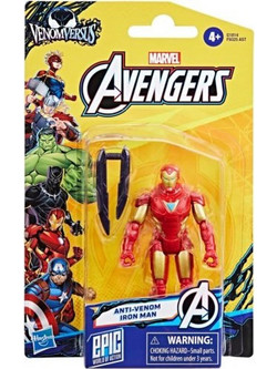 Hasbro Marvel Avengers VenomVersus Epic World of Action Anti-Venom Iron Man Φιγούρα Δράσης για 4+ Ετών 10cm G1814