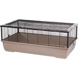 INTER-ZOO Bernie Κλουβί Τρωκτικών Μαύρο Εκρού 100x54x39cm