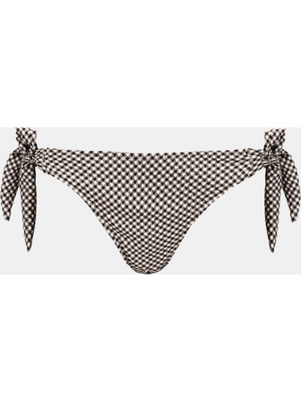 Rock Club Bikini Slip Μαύρο Μπεζ BP-3389