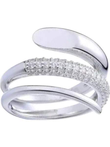 RO Accessories Γυναικείο Δαχτυλίδι Ασημί R122