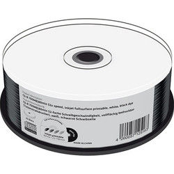 MediaRange MR241 Εγγράψιμα CD-R 52x Printable 700MB Cake Box 25τμχ