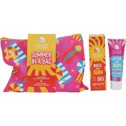 Aloe Colors Promo Into The Sun Face Sunscreen SPF50 50ml + After Sun Soothing Face Mask 50ml
